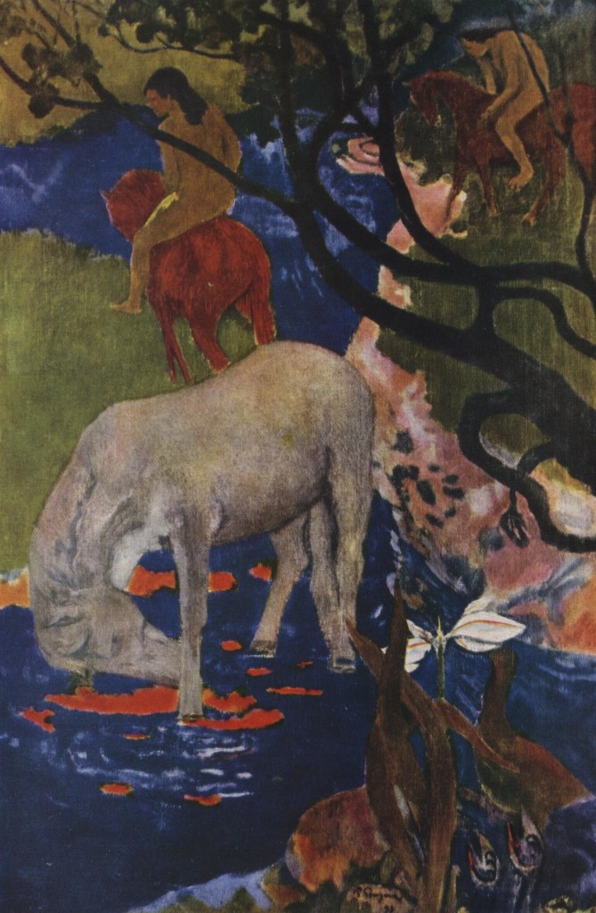 Paul_Gauguin_-_Le_cheval_blanc