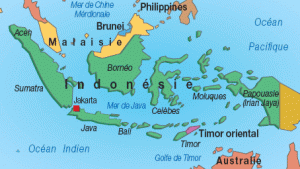 carte indonésie