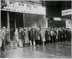 Al Capone's soup kitchen during the Great Depression, Chicago, 1931