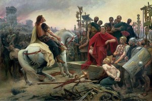 Siege-alesia-vercingetorix-jules-cesar tableau de Royer