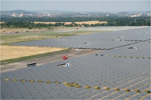 parc solaire en saxe (Waldpolenz à Brandis)