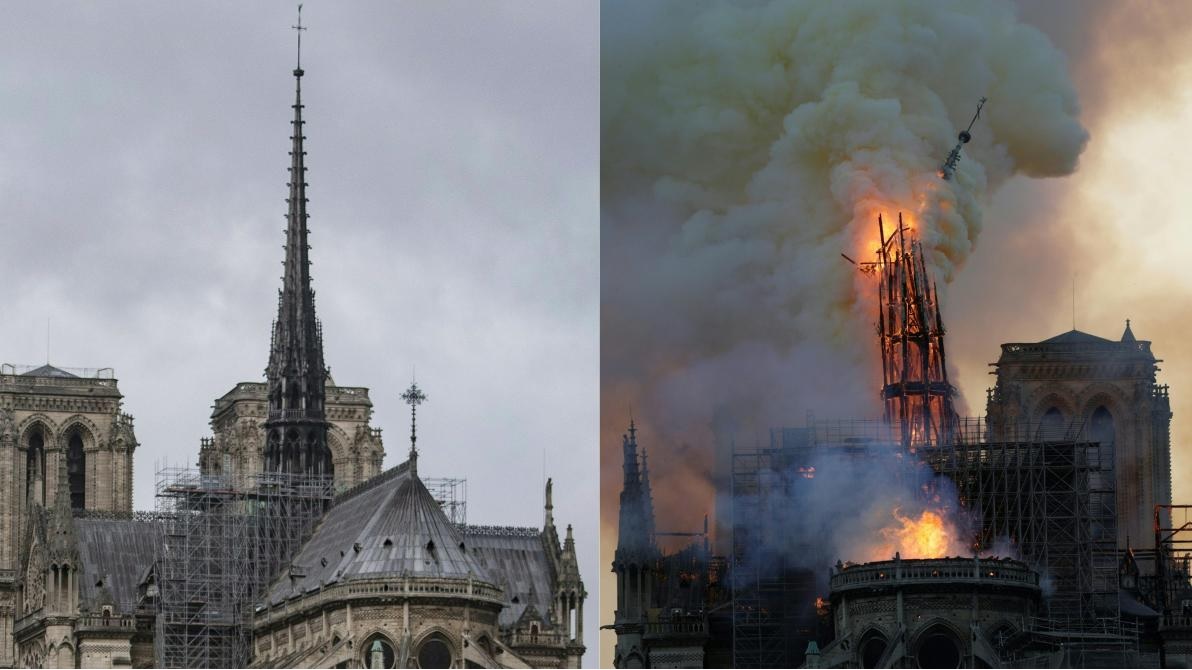 L'incendie de Notre-Dame en 2019