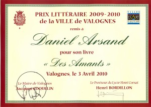 prix Daniel Arsand
