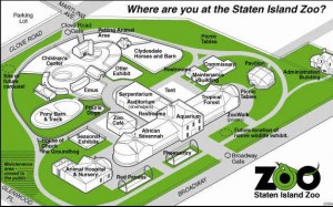 plan du Staten Island Zoo