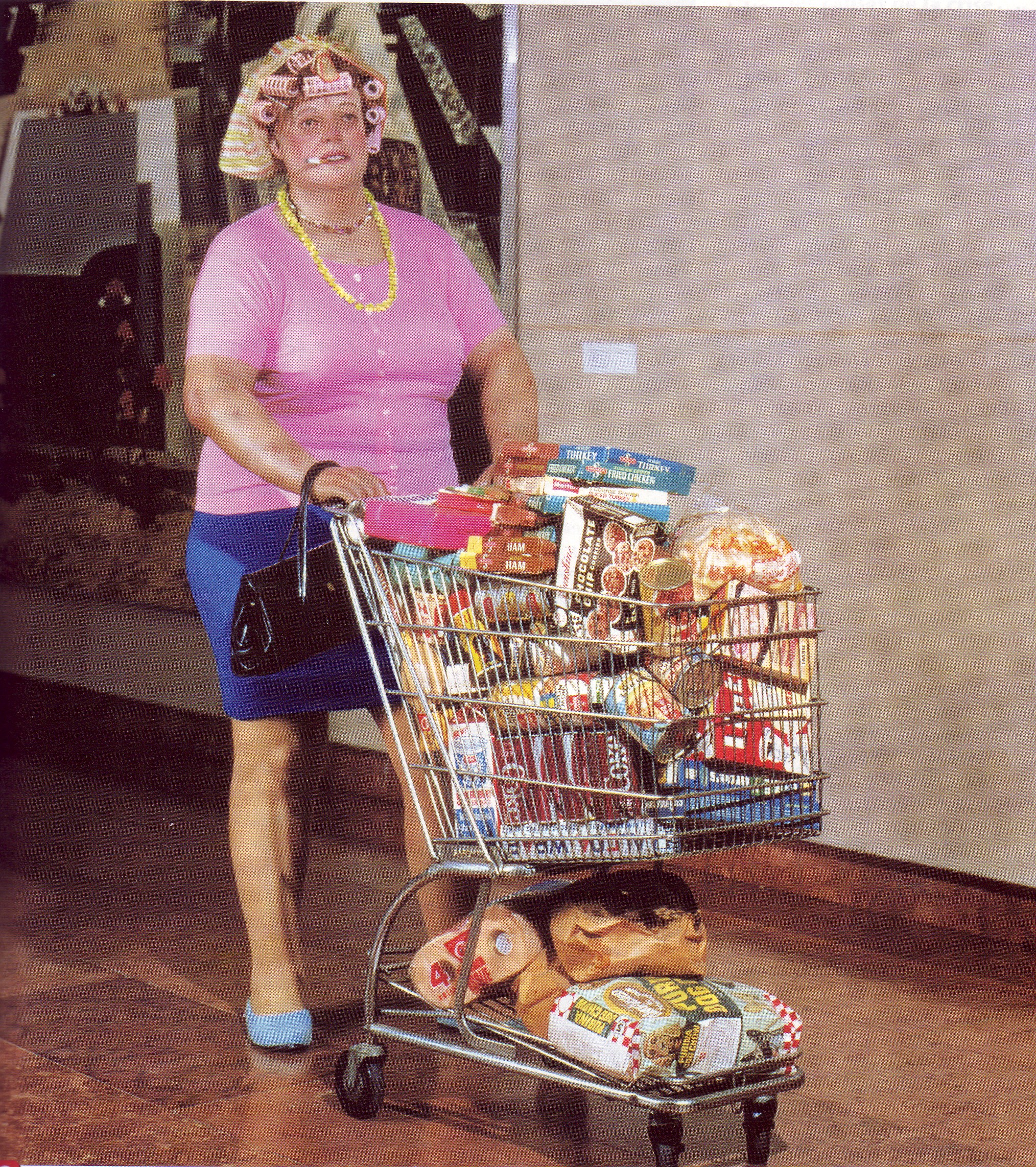 Supermarket lady