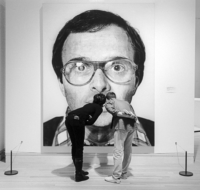 Peinture de Chuck Close.