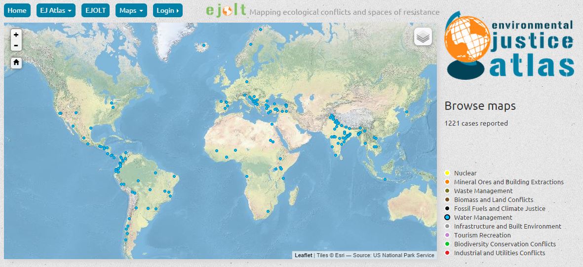 atlas des conflits environnementaux