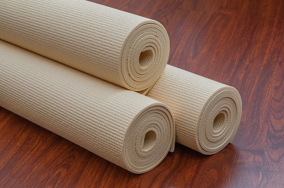 3 rouleaux de tapis de yoga
