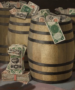 DUBREUIL Barrels of money