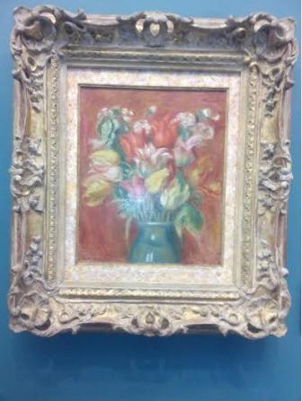 RENOIR. Bouquet de tulipes. Vers 1905-10. Huile sur toile.