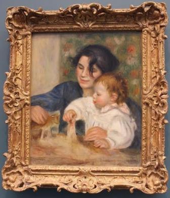 RENOIR. Gabrielle et Jean. Vers 1895-96. Huile sur toile.