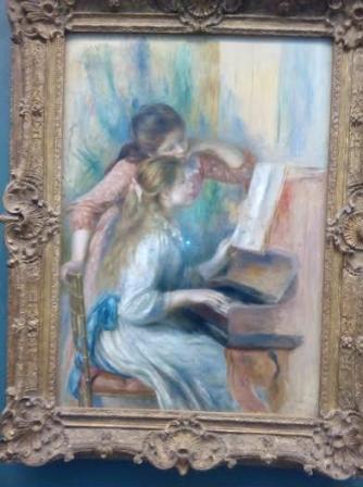 RENOIR. Jeunes filles au piano. Vers 1892. Huile sur toile.