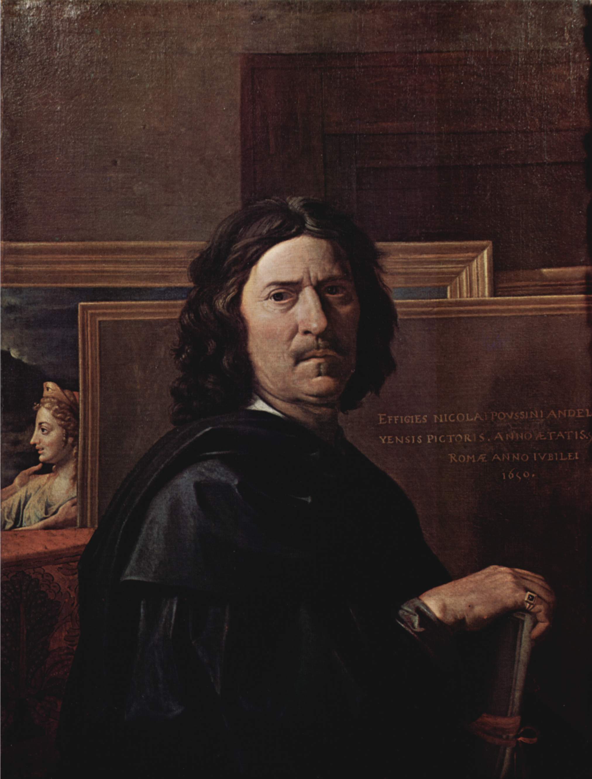 Nicolas_Poussin autoportrait 1650 Louvre