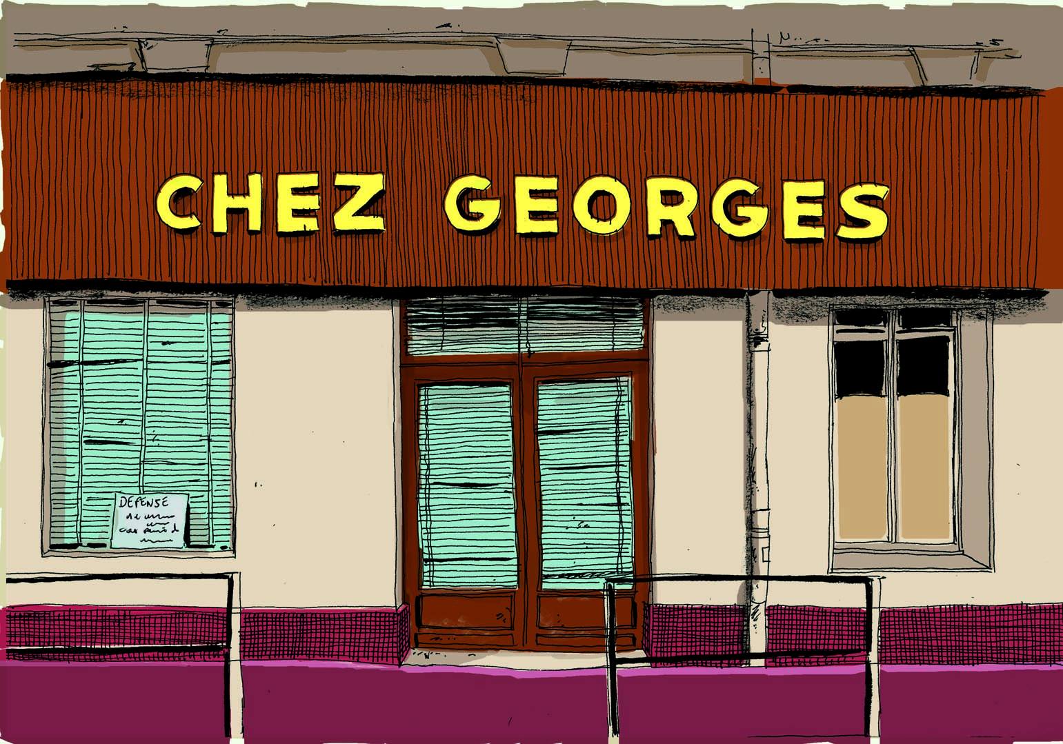 Chez Georges par Deloupy