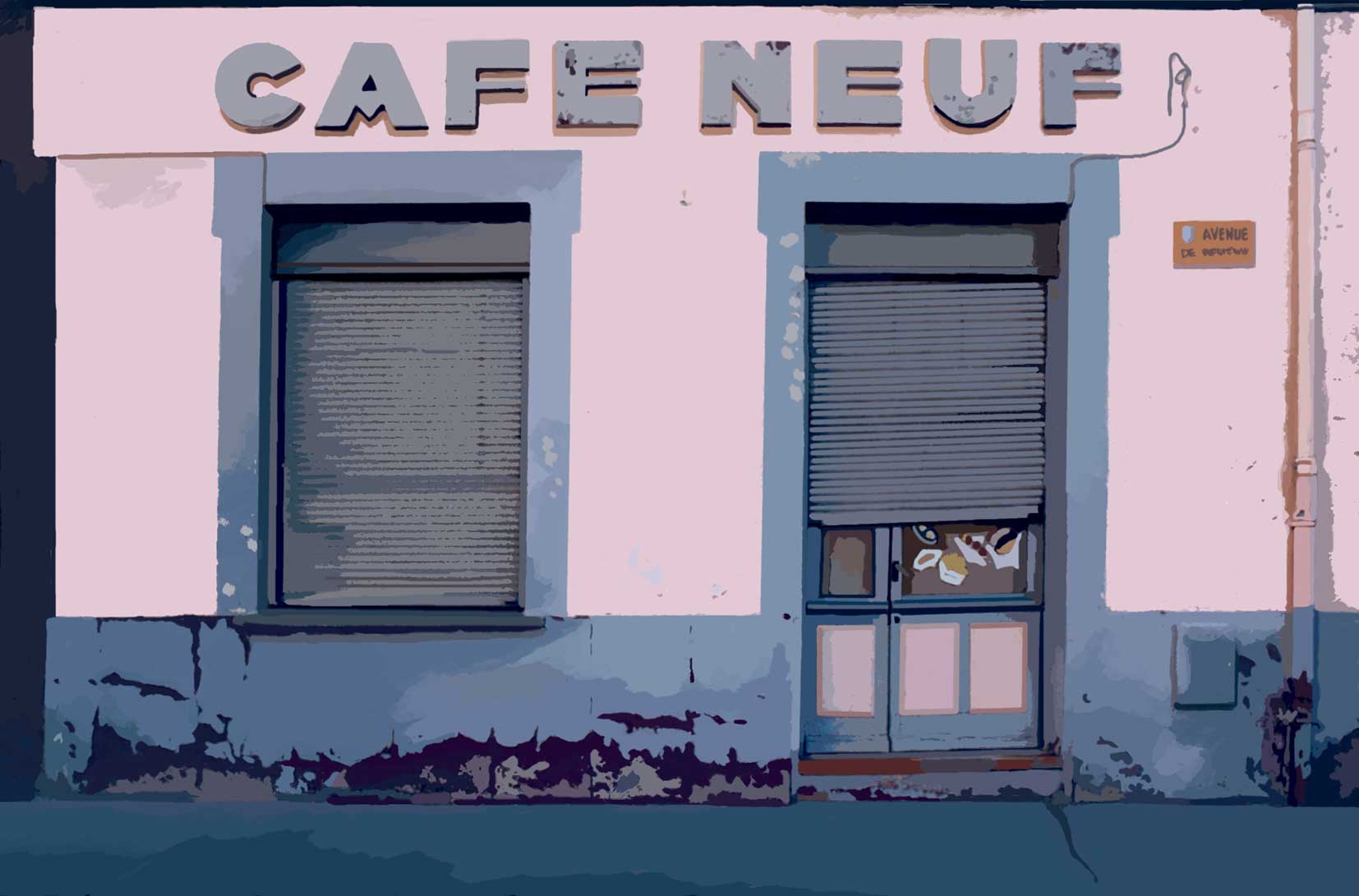 Café neuf par Deloupy