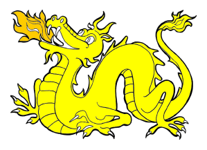 dragon jaune