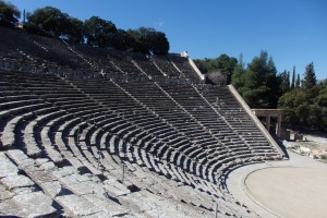 Le théâtre d'Epidaure (Photo : A. Mézières)