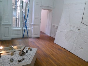 Une partie de l'exposition de Rémi Groussin (Photo : D. Gillot-Rouillard)