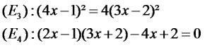 équations 3 et 4
