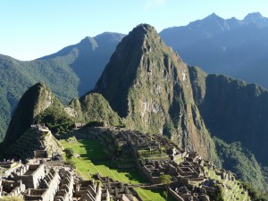 Les ruines de la cité Incas: le Machu Pichu