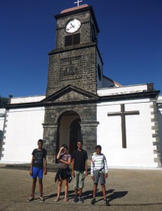 Puis nous sommes passés devant l'église de Saint Joseph.
