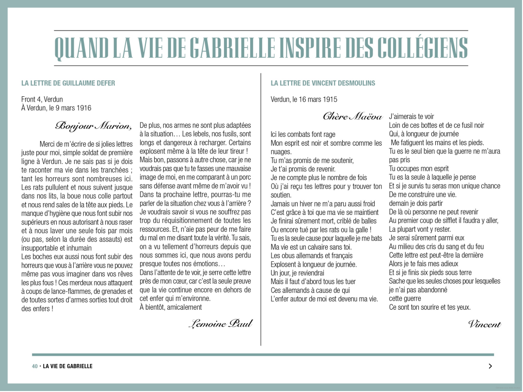 Lettres de Guillaume et Vincent - p40