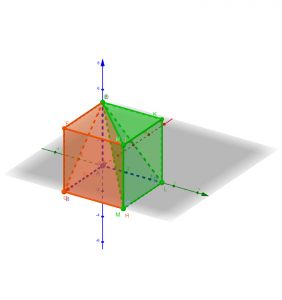 3D - 3 pyramides pour 1 cube - fermé