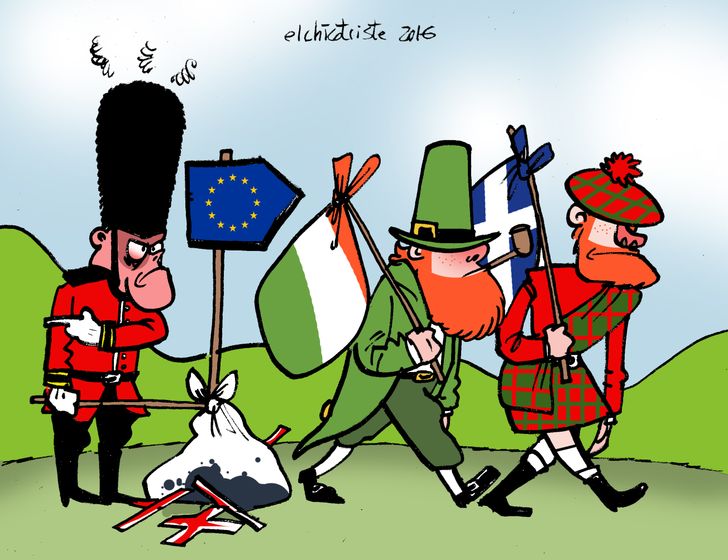 Image result for brexit northern ireland cartoon