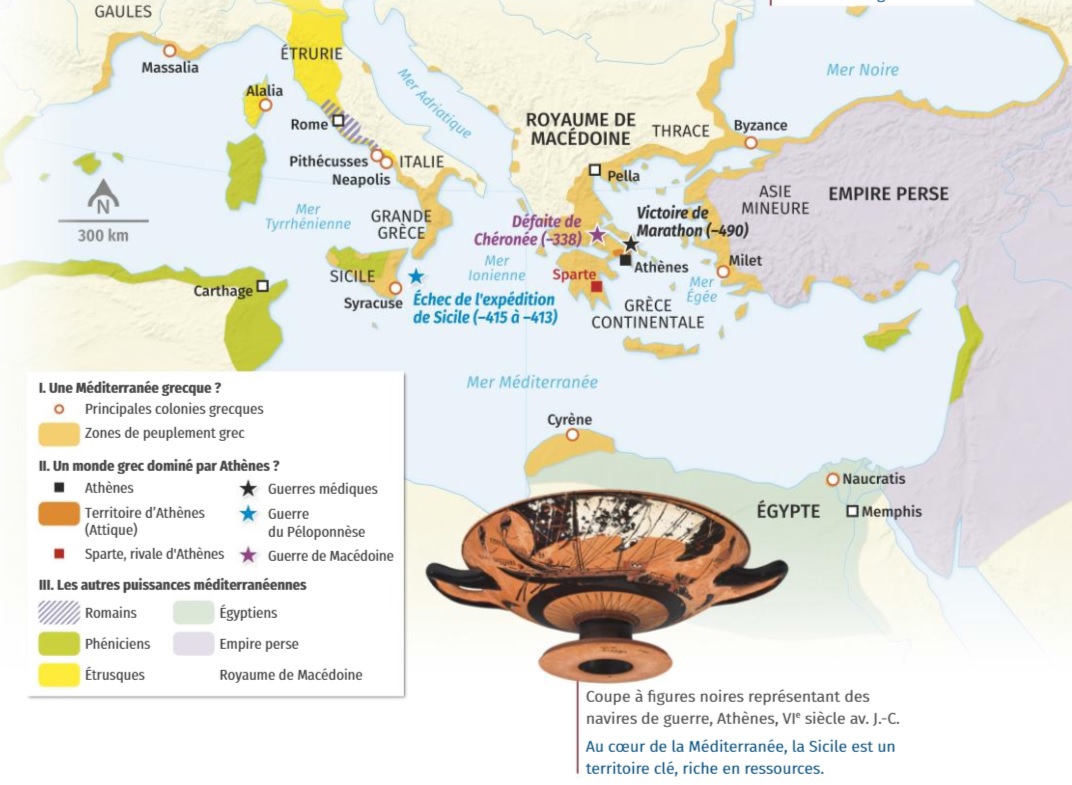 carte bassin méditerranéen antique