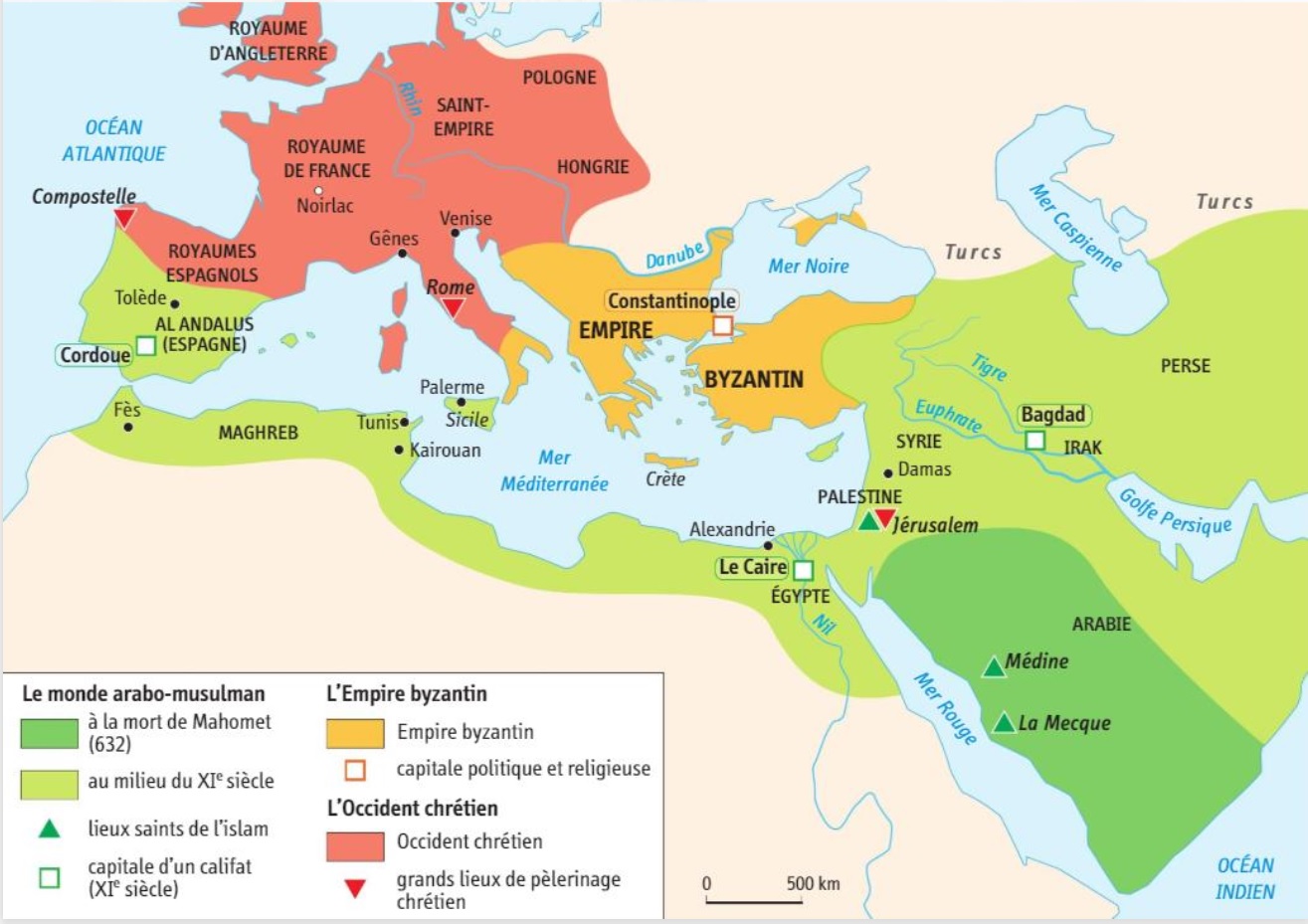 civilisations méditerranéennes carte