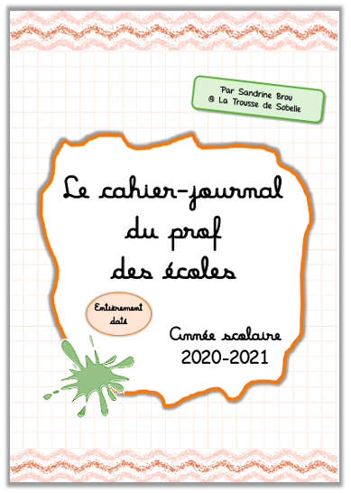 Le Cahier Journal Du Prof Des Ecoles 21 La Trousse De Sobelle